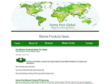Tablet Screenshot of homeportmarine.com